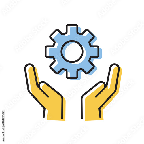 configuration. settings. configuration icons. repair. black and white icons. on a white background. vector. settings. fix the problem. find a solution. repair wizard.	