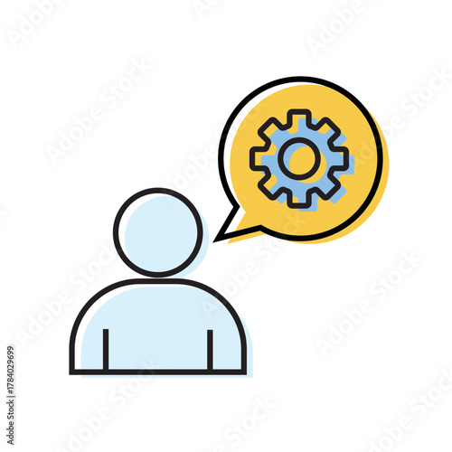 configuration. settings. configuration icons. repair. black and white icons. on a white background. vector. settings. fix the problem. find a solution. repair wizard.	