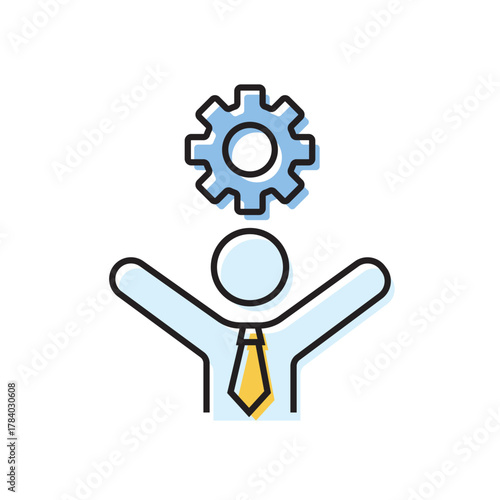 configuration. settings. configuration icons. repair. black and white icons. on a white background. vector. settings. fix the problem. find a solution. repair wizard.	