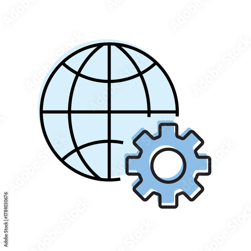 configuration. settings. configuration icons. repair. black and white icons. on a white background. vector. settings. fix the problem. find a solution. repair wizard.	