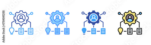 Multi Skilled Icon, Multi Styles Icon Set