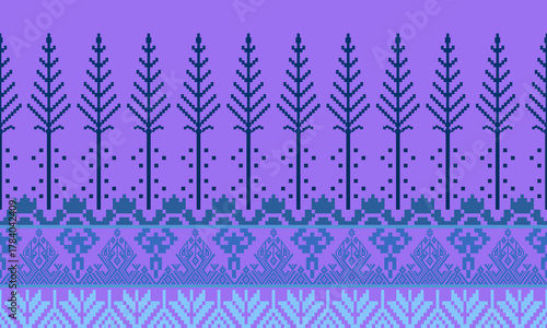 Pixel art ethnic, Pattern fabric pixel, design for background, clothing, decorative, drapery, cloth embroidery, pixel ethnic geometric black andwhite, handcraft, wallpaper, carpet, bag, card, cushions