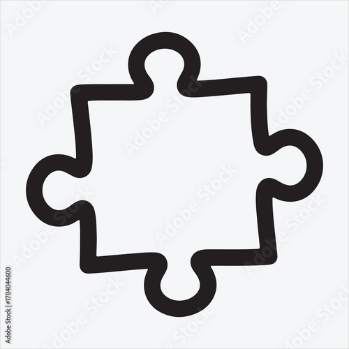 Line art Pazel vector design