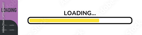 Loading bar. Loading or Installing process. Load sign. System software update and upgrade. Vector loading bar progress icons. Download progress. Color set icons. Vector illustration