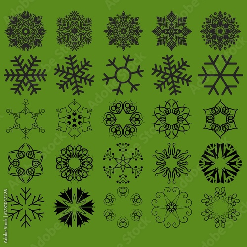 Snowflake Designs Winter Snowflake Patterns Frozen Snowflake Clipart Snowflake Icon Set Crystal Snowflake Illustrations Minimalist Snowflake Art Christmas Snowflake Graphics