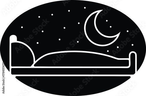 Sleep Calm Vector Icon