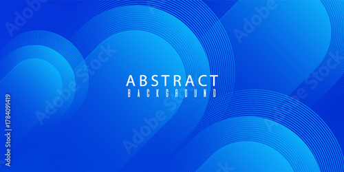 Modern background template with light blue and blue gradient, circle effect, suitable for background, wallpaper, home screen. suit for bussines, banners