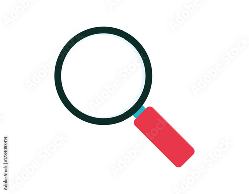 虫眼鏡のベクターイラスト　ルーペのアイコン