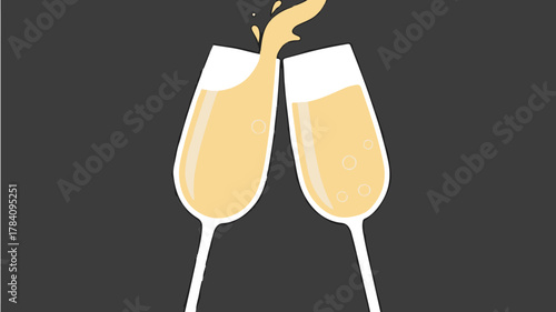 Abstract geometric design with cmyk color palette