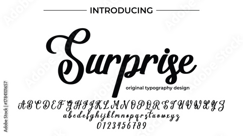 Surprise - Elegant Script Font for Smooth Handwritten Design and Creative Typography
