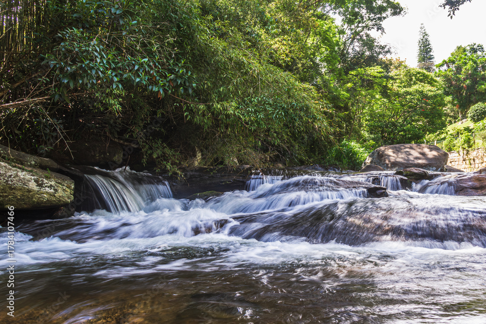 Fototapeta premium Boa Esperança (Good Hope) Creek, Itaipava, Petropolis, RJ - Brazil