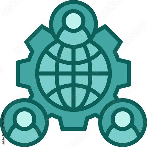 Corporate Governance solid icon