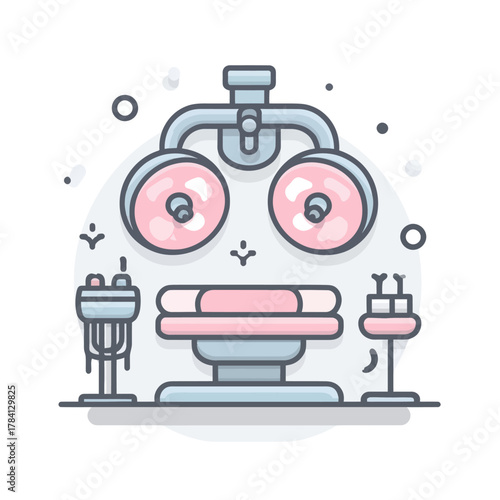 Operating Room Icon Depicting Surgical Procedure Environment