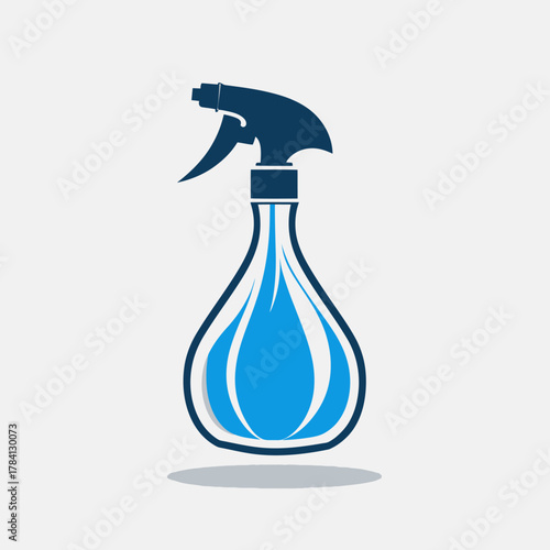 Vector concept of an oil sprayer bottle for agricultural use