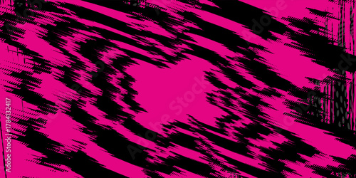 black pink brush pattern car sticker banner sporty abstract line pink black color combination grunge brush pattern modern motorsport racing design. eps 10
