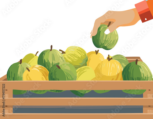 Syzygium Samarangense for Longevity: Illustration Encouraging the Integration of Anti-Inflammatory, Hydrating Fruits into the Daily Diet for a Long, Healthy, and Active Life.