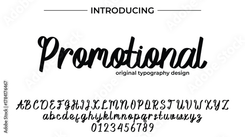 Promotional - Elegant Script Font for Smooth Handwritten Design and Creative Typography