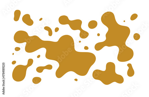 Abstract mustard color paint splatter vector design element for backgrounds and graphic projects use in art 100