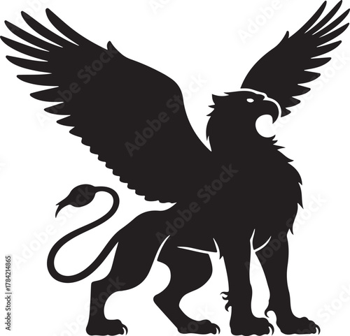 Powerful Silhouette Strong Man