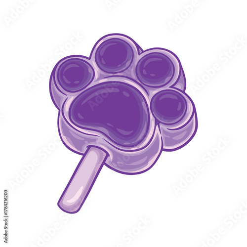 Vector illustration of ice cream. Isolated on a white background.