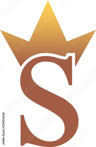 Royal S Logo with Crown