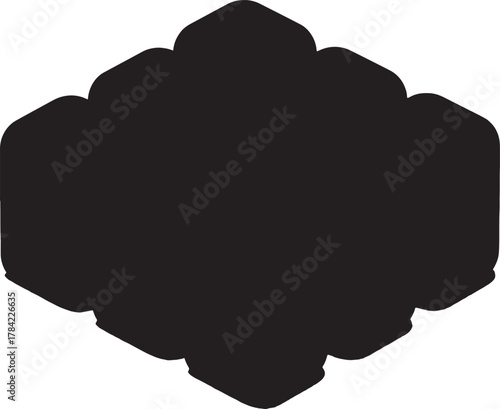 Geometric Symmetry: A simple yet elegant geometric shape of a symmetrical pattern, creating a visually pleasing and modern design. 