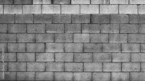 Wallpaper Mural CA Camarillo Cinder Block Wall B&W 2025 Torontodigital.ca