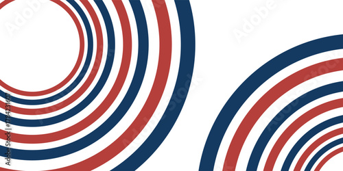 Airmail envelope frame with blue and red stripes on white background. International vintage letter border. Retro air mail postcard. Blank envelope.