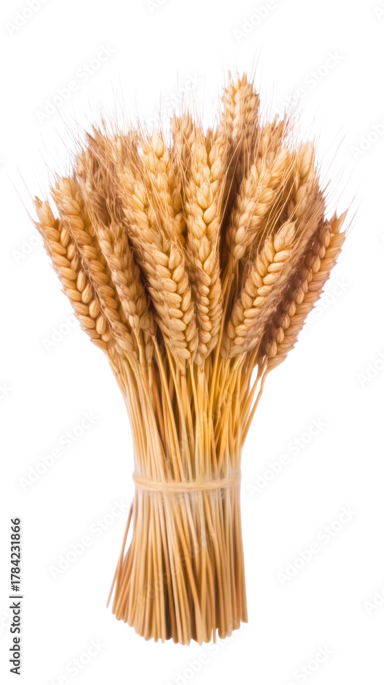 Fototapeta premium Golden Wheat Stalks Tied in Bundle