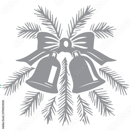 Christmas Bells and Pine