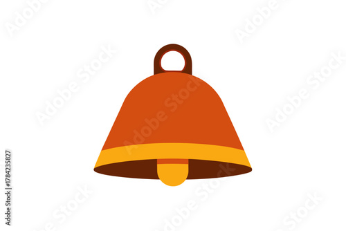 Cowbell on white background