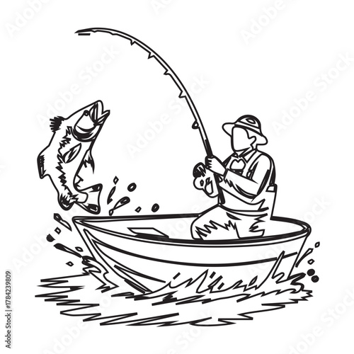 Angler Catches Big Fish