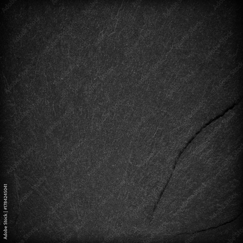 Fototapeta premium Dark grey black slate background or texture.