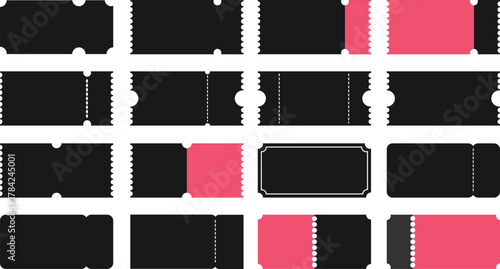 Various coupon promotion illustration set. coupon set, coupons, discount coupon, gift voucher, coupon book drawing