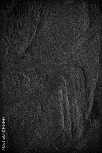 Dark grey black slate background or texture.