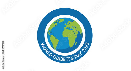 Global awareness for World Diabetes Day 2025 highlighted by vibrant Earth graphic and clear call for action