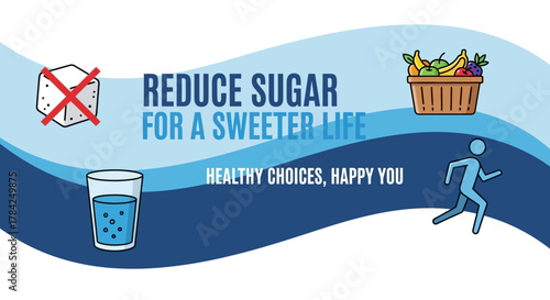 Embrace a vibrant, healthier lifestyle by reducing sugar for a sweeter, happier you with fresh fruits and water