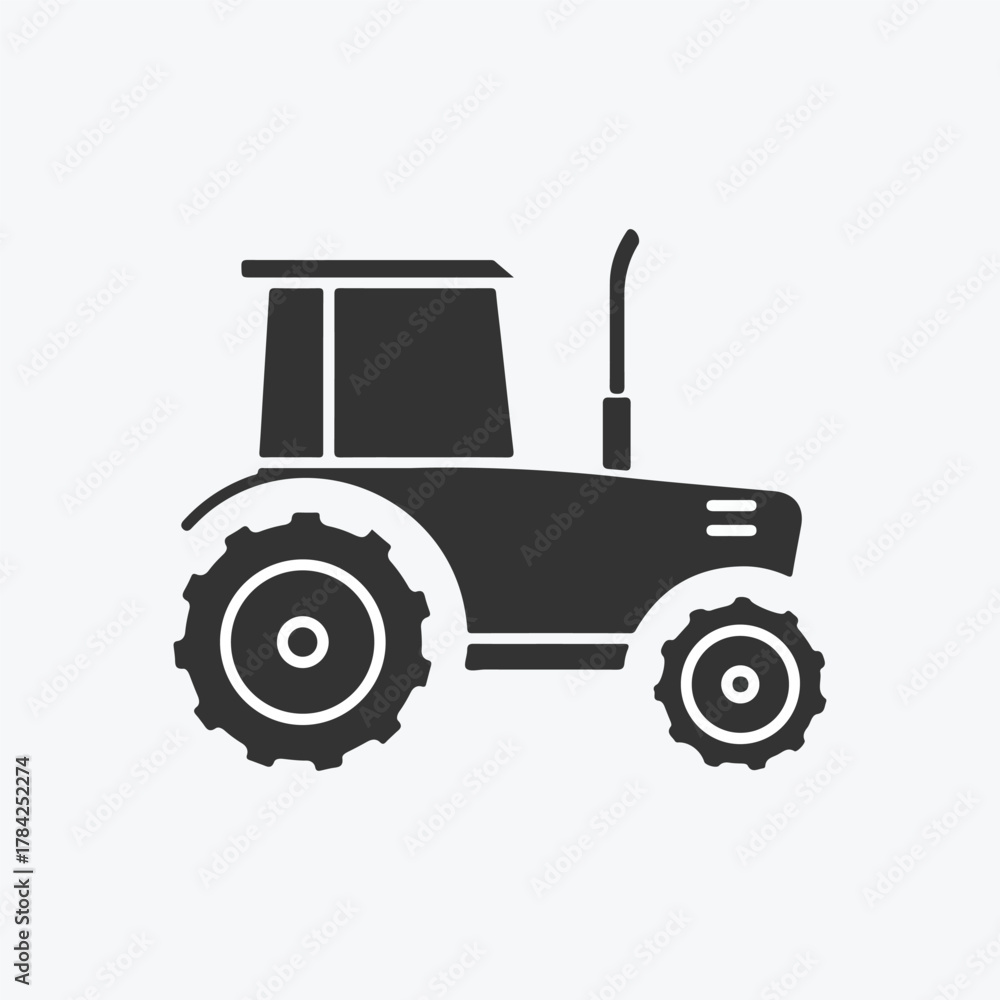 Obraz premium Tractor icon, truck