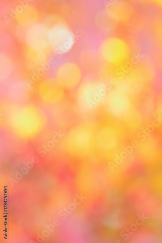 紅葉したカエデの葉のアウトフォーカス