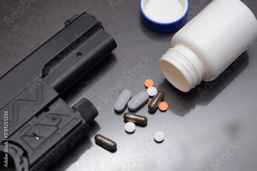 Canvas-taulu The Poison and the Price: Cartel Violence, Drug Flow, and the Criminal Toll