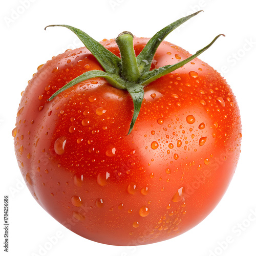 Tomato isolated on white background