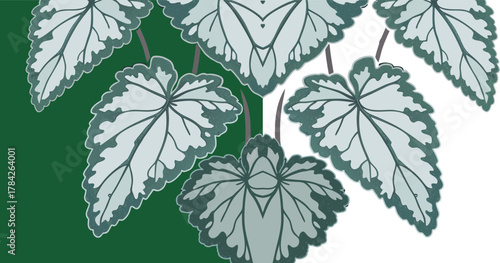 Botanical elegance with a cascade of green leaves, ideal for bringing a natural touch to your designs and adding a fresh, vibrant aesthetic.