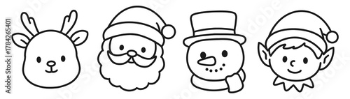 Christmas Doodle Borders