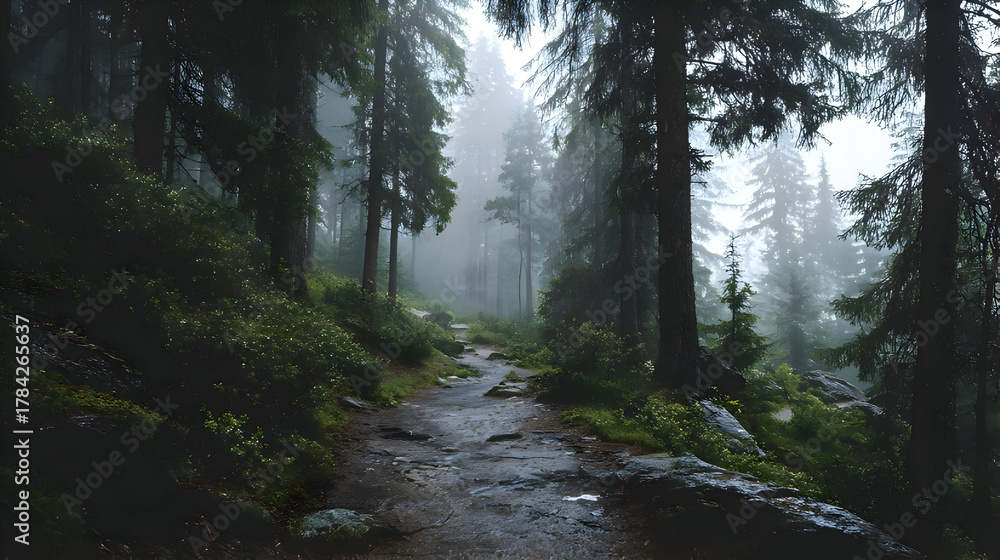 Fototapeta premium morning in the forest