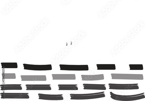 Abstract geometric composition with bold color accents and clean typography suitable for modern design projects and branding