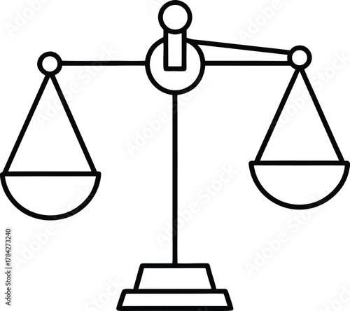 Barista Tools And Scales Line Art Transparent Background