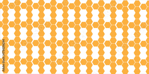 Bee Honeycomb Vector Set – Abstract Yellow Pattern for Background and Design, Vector , illustration.Eps10