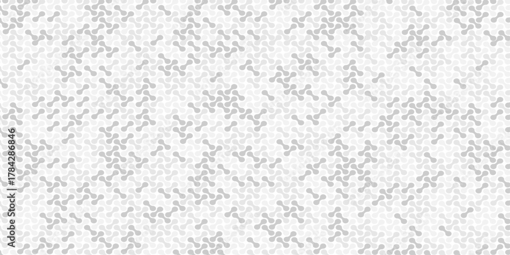 Obraz premium white and gray grid fabric wall textile paper texture wallpaper. seamless cloth repeat round rough textile decorative print texture background.