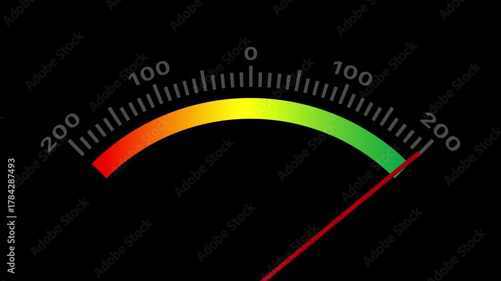 Looping speed arrow animation on a transparent background