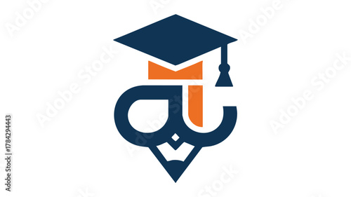 Academic degree education logo
